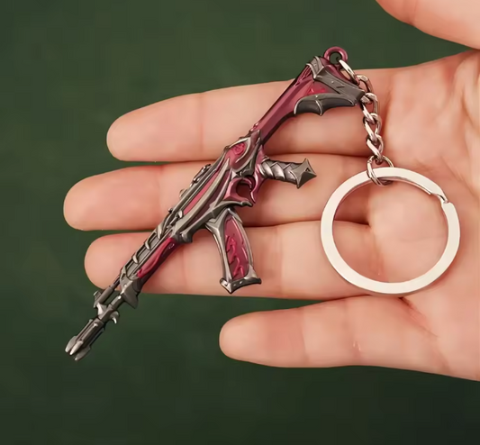 Blood Red Rifle Keyring